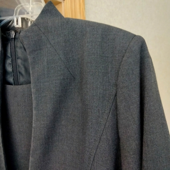 2-Piece Sheath Dress with Long Jacket by CALVIN KLEIN Pewter - Picture 8 of 15